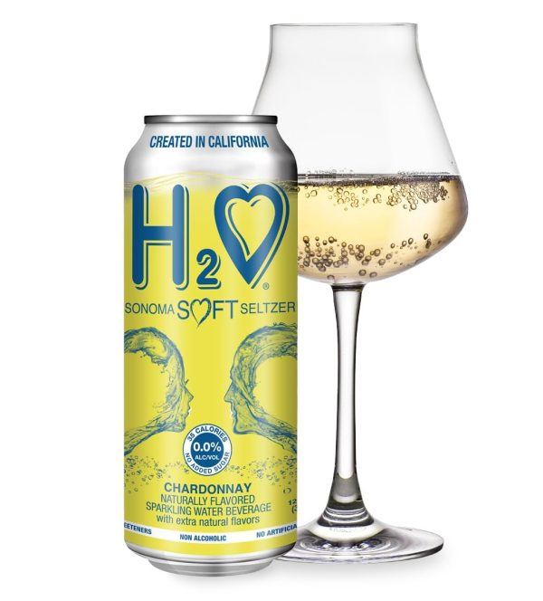 H2o (Velvety & Smooth) C1– California White Non Alcoholic Wine Infused Refreshment, 0.0%, Jam-packed with flavor plus Hydrating Minerals (Chardonnay)