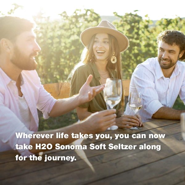 H2o (Velvety & Smooth) C1– California White Non Alcoholic Wine Infused Refreshment, 0.0%, Jam-packed with flavor plus Hydrating Minerals (Chardonnay) - Image 3